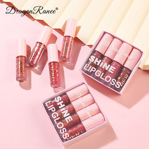 <span class=keywords><strong>Maquillaje</strong></span> personalizado, <span class=keywords><strong>maquillaje</strong></span> a prueba de agua, mate, brillo de labios, mini pintalabios, antiadherente, juegos de 4 colores - Product Image 1