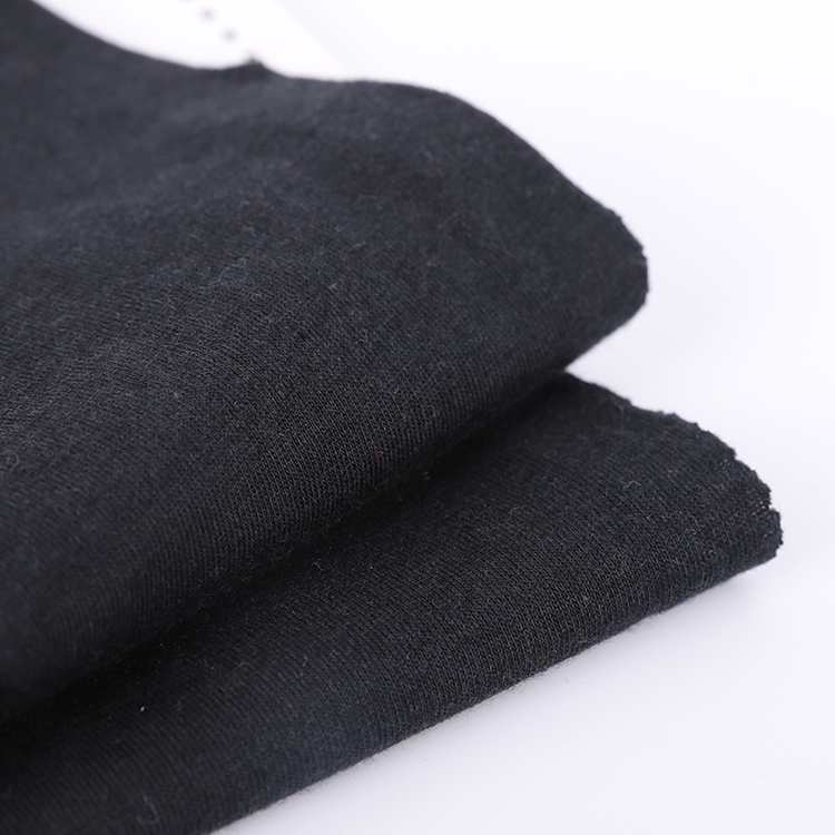 High Quality custom printed Stretch Solids Plain knitted Cotton Jersey Plain Viscose Fabric for Shirt