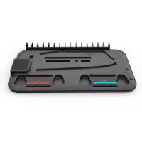 Support PS5/PS5 Slim et Station de Recharge Double Manette pour Console PlayStation 5, Accessoires PS5 Chargeur de Manette