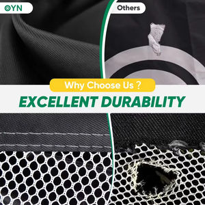 Filet de golf 10x7 pieds avec tapis Tri-Turf tout-en-un, aide à l'entraînement de golf à domicile pour le putting, le chipping et l'entraînement du swing en extérieur, noir - Product Image 6