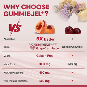 เยลลี่รากมาคาไร้น้ำตาล รสเกรปฟรุต เปรู มาคาสีดำ แดง เหลือง <span class=keywords><strong>สูตร</strong></span>ผสมเหลว 8 in <span class=keywords><strong>1</strong></span> บรรจุ 60 เม็ด อาหารเสริม - Product Image 6