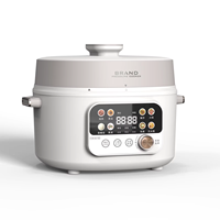 Cuisinière à pression électrique multifonction 4L de 1300W à cuisson rapide, avec pot en aluminium antiadhésif, directement de l'usine