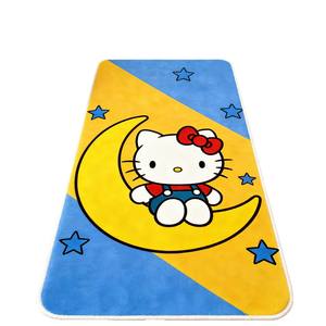 Tapis rectangulaire antidérapant en fausse fourrure de cachemire pour enfants, motif dessin animé Hello Kitty, pour chambre à coucher, par Wan Xinlong - Product Image 2