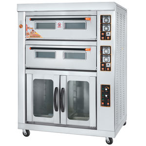 Four <span class=keywords><strong>de</strong></span> cuisson à gaz, 2 plateaux commercial, 4 plateaux, nouveaux design, utilisation du pain et des gâteaux, rôtissoire française - Product Image 6