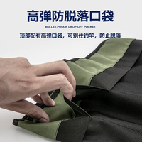 Sac de transport pour cannes à pêche en toile 600D imperméable, grande capacité, bandoulière réglable pour accessoires de pêche