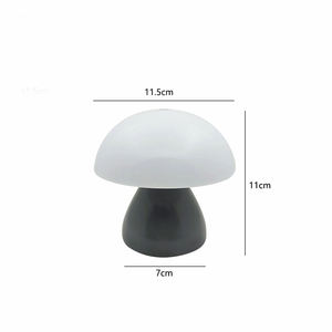 Lampe de table créative en forme de champignon, veilleuse simple, lumière d'ambiance blanche chaude pour chambre à coucher, chevet, bar, table à manger - Product Image 4