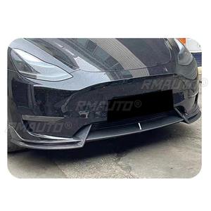 Difusor de Parachoques Delantero para Auto, Spoiler Negro Brillante, Pieza de Modificación para Tesla Model 3 2019-2022, Accesorios para Auto - Product Image 5