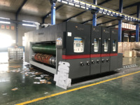 RYKB-1800 Nouvelle machine d'impression flexographique automatique 4 couleurs pour boîtes en carton et sacs en papier avec rainureuse et empileurs automatiques