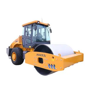 Chine Top nouvelle machine de Construction de route 12 tonnes 118kw Double tambour rouleau compresseur vibrant 6612E avec pièces à vendre