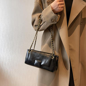 Elegante diseñador de lujo bolso de cubo para mujer Senior Sense Of gran capacidad Retro moda Popular bolso de hombro - Product Image 3