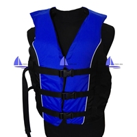 Gilet de sauvetage léger certifié CE Matériau de flottabilité en mousse EPE haute densité Sangles/boucles réglables pour une sécurité fiable