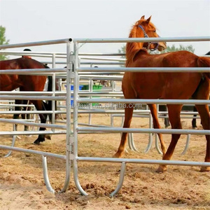 Panneaux de clôture de paddock de haute qualité, personnalisés, galvanisés/peints en poudre, 6 rails, pour moutons, chèvres, bovins, vaches, chevaux - Product Image 3