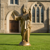 Grande statue extérieure en bronze du monument Christus Sculpture grandeur nature en bronze de Jésus à vendre