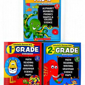 Éxito en el Preescolar/Grados 1 y 2: Serie Scholastics Winning, Niveles 1 y 2, Juego de 3 Libros, Tapa Blanda de Cartón (Papel) - Product Image 2