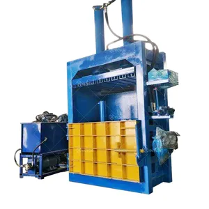 Vertical Hydraulic Cardboard Box Baling Press/Hydraulic Carton Compress Baler Packing Machine