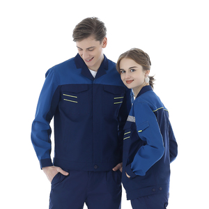 Trajes <span class=keywords><strong>de</strong></span> Trabajo Industriales Cómodos, Color Gris Marino, para Empleados Hombres y Mujeres - Product Image 5