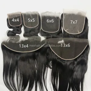 Super Thin 13x6 Transparent Lace Frontal Firm Thin HD Lace Closure Undectable Cuticle Aligned HD Lace Frontal