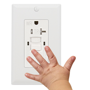 Giá bán buôn cho barep 20A gfci tự kiểm tra Chống giả mạo trang trí Duplex ổ cắm với USB Loại A và C, tường Pate bao gồm - Product Image 2