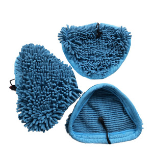 Funda para mopa a vapor X5, almohadilla de repuesto ovalada de microfibra para limpieza del hogar, juego de 28x21cm - Product Image 1