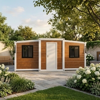 Maison préfabriquée certifiée, kit de 2 étages, mobilisée, petite cabane, espace habitable, maisonnette préfabriquée, maison mobile, conteneur extensible