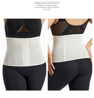 En gros Corset amincissant pour femmes en maille respirante, gaine de maintien de la taille, gaine sculptante pour le contrôle du ventre, ceinture post-partum et pour le sport