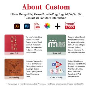 Customized Brand Journal Sewing Hardcover Leather Diary 360 Pages <b>Thick</b> <b>Notebook</b> with Embossed Custom Logo - Product Image 2
