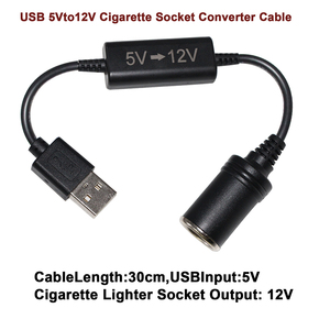Câble d'alimentation pour véhicule tout-terrain ATV, convertisseur de prise allume-cigare USB 5V à 12V - Product Image 3