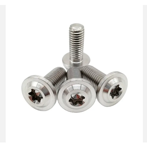 Pernos de titanio de cabeza delgada <span class=keywords><strong>Gr5</strong></span> M6 M8 de alta calidad para motocicleta - Product Image 3
