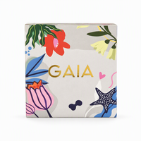 Boîte d'emballage en papier personnalisée en forme de cube, imprimée, pour cadeaux et artisanat, pour bougies parfumées et produits d'encens