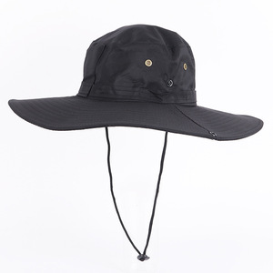 Sombrero de Pescador de Ala Ancha, Protección Solar UV, Impermeable, de Secado Rápido, para Verano, para Hombre, Azul Marino - Product Image 2