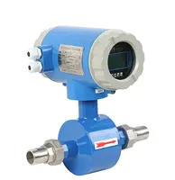 Aqua Automatische 1/8 "2" Draad Type Pulse Azijnzuur Flow Meter 1 "4-20ma Compact Elektromagnetische Flowmeter