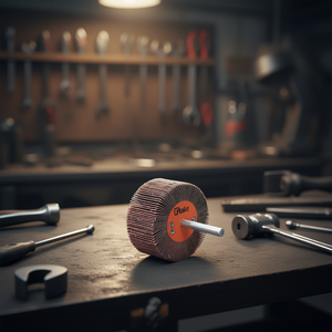 Disco Abrasivo de Tela Ttake de 30x5 mm con Eje de 3 mm, Grano 60, para Pulir Metal - Product Image 3