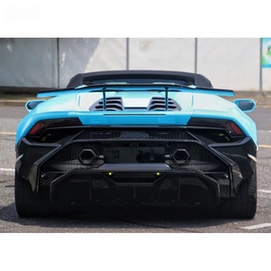 Nouveauté BTC pour Lamborghini Huracan LP580 LP610 <span class=keywords><strong>EVO</strong></span> 2014-2023 : Amélioration de style Tecnica avec pare-chocs avant et arrière en fibre de carbone sèche - Product Image 4