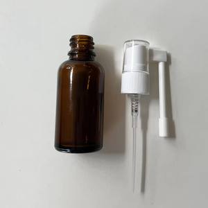 ขวดสเปรย์พ่นจมูกแก้วสีชา ปลายแหลม สำหรับบรรเทาอาการภูมิแพ้ ใช้ซ้ำได้ ใส ไม่มีสารตกค้าง - Product Image 4