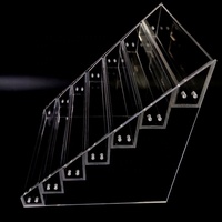 Fabricant usine fournisseur OEM présentoir de cosmétiques en acrylique transparent de luxe présentoir de vernis à ongles en plexiglas