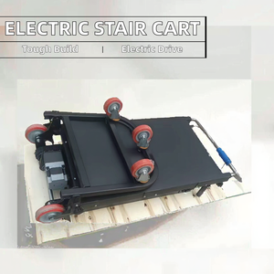 Carrello Saliscale Elettrico da 3000W, Portata 500kg, 2 Batterie, in Ferro e Alluminio, con Cingoli e Tre Ruote - Product Image 2