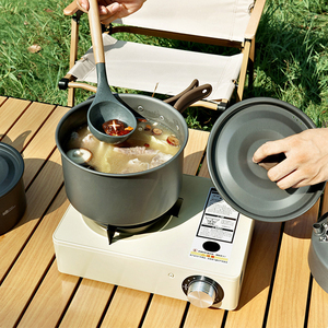 Titan hiện đại cắm trại <span class=keywords><strong>Cookware</strong></span> Set Trọng lượng nhẹ ngoài trời nấu ăn nồi và PAN Kit cho đi bộ đường dài và backpacking - Product Image 3