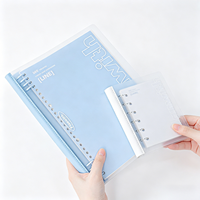 Carnet de notes A7 personnalisé à spirale, couverture rigide, 60 pages, feuilles mobiles, journal de voyage, coffret cadeau de livres de poche – Vente en gros