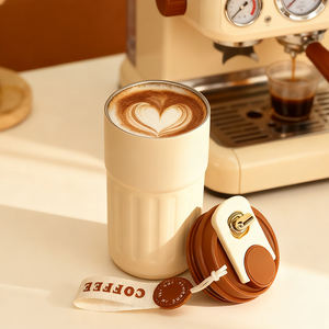 <span class=keywords><strong>Tasse</strong></span> à café en acier inoxydable la plus vendue, 14 oz, imprimée, rétro, <span class=keywords><strong>belle</strong></span> <span class=keywords><strong>tasse</strong></span> à café de voyage pour <span class=keywords><strong>maman</strong></span>, pour boissons chaudes - Product Image 4