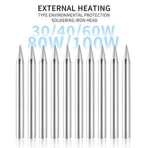 10 cái 40 Wát thân thiện với môi trường hàn sắt Mẹo cần thiết hàn sắt bit cho hàn Irons - Product Image 1