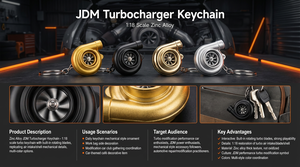 Porte-clés Turbo en métal, pièces automobiles, artisanat, faible MOQ pour les entreprises, événements <span class=keywords><strong>de</strong></span> clubs automobiles, salons automobiles, cadeaux promotionnels, campagnes marketing - Product Image 5