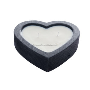 Mini tim gỗ bát màu hình trái tim gỗ bát-Tay Chạm Khắc tùy chỉnh bột nến Bát để làm nến - Product Image 4