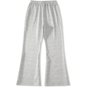 FOXA Men's Graphic Print Flared Leg Sweatpants Striped Drawstring <b>Bell</b> Bottom Pants - Product Image 3