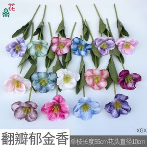 Silk Tulip <b>Flower</b> Single Stem Real Touch Wedding Decor <b>Artificial</b> <b>Flower</b> for Stage and Aisle Arrangements - Product Image 5