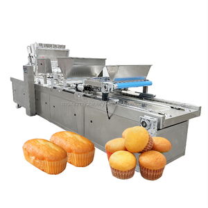 สายการผลิตสำหรับทำ<span class=keywords><strong>พ</strong></span>าย<span class=keywords><strong>เค้ก</strong></span>ทรงสี่เหลี่ยมสายการผลิตเครื่องทำคั<span class=keywords><strong>พ</strong></span><span class=keywords><strong>เค้ก</strong></span>มัฟฟินอัตโนมัติเต็มรูปแบบใช้ในโรงงาน - Product Image 5