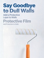 Peinture de finition acrylique mate, revêtement liquide lavable pour murs intérieurs et extérieurs, application au rouleau