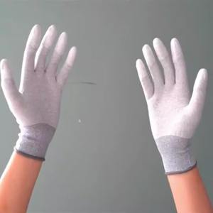 للبيع بالجملة قفازات أمان مقاومة للاهتراء PU-مقاومة للانزلاق للورش الصناعية - Product Image 2