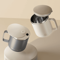Vente en gros de tasses à thé au lait en acier inoxydable réutilisables de 400 ml au design moderne, cadeaux d'affaires, mini tasse isotherme