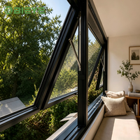 Ventana de Apertura Exterior de Aluminio con Rotura de Puente Térmico y Alta Hermeticidad al Agua, Ahorro Energético para Arquitectura Residencial de Gran Altura