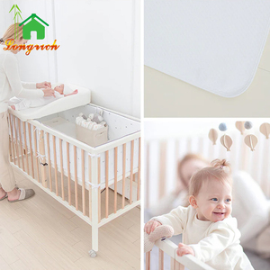 Legno culla bambino Set completo culla materasso protezione 3P a prova di acqua pannolino fasciatoio Set lettino bambino - Product Image 2